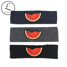 Child Watermelon Patch Elastic Cotton Headbands Hairbands Cute Baby Girls Boys Solid Color Turbands Headwear Hair Accessories 2024 - buy cheap