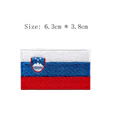 Slovenia embroidery patch Free shipping Wholesale price Ljubljana city emblem for Motorcycle Jacket coat iron on left chest 2024 - buy cheap