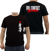 New Mas Oyama Full Contact Karate Kyokushin Kai Kan Japa Kanji Symbol T-shirt Man Short Sleeve Cotton TShirt Cool Tees Tops 2024 - buy cheap