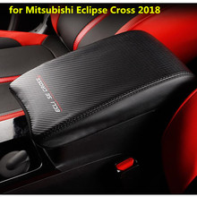 for Mitsubishi Eclipse Cross 2018 Car Central armrest box 3D design Artificial Leather cover accessories 2024 - buy cheap