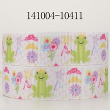 1"25mm  New cartoon cute Frog  ribbon  grosgrain ribbon Free shipping 2024 - buy cheap