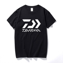 Мужские футболки, модная футболка с принтом логотипа Daiwa, хлопковые футболки с коротким рукавом и круглым вырезом, летний топ, футболка 2024 - купить недорого