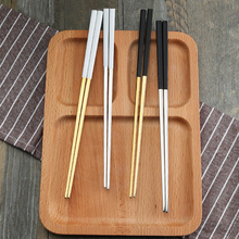 5pairs Wedding Party Chopsticks Durable Non-Slip Korean Chopstick Black Golden Chinese Chop Stick Sushi Dinnerware Japan Cutlery 2024 - buy cheap