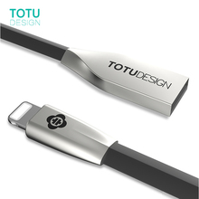 TOTU USB cable for iphone 6 6s 7 8 Plus charging Phone cables Data Sync Fast Charger 2.4A for iphone X 5 5s SE ipad min air 1.2m 2024 - buy cheap
