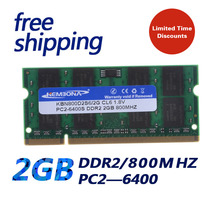 KEMBONA Бесплатная доставка 2 Гб DDR2 Память ram 800 МГц для ноутбука ноутбук 200pin ram memoria 2024 - купить недорого
