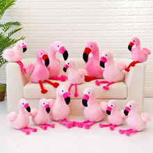 Мягкая плюшевая игрушка в виде фламинго, 30-70 см, кукла-птичка, подушка, мягкие животные, подарок на день рождения для девочек, большой размер, фламинго 2024 - купить недорого