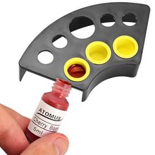 Tattoos Ink Cup Holder Plastic Tattoo Supplies 1Pc Stand 8 Caps Holes for Professional Ink Pigment Cup Bracket Trailer Supplies 2024 - buy cheap