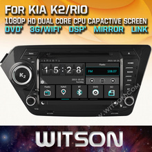 WITSON CAR DVD GPS For KIA K2/RIO New Technology+Capctive Screen+1080P+DSP+WiFi+3G+DVR+Good Price car stereo dvd gps radio 2024 - buy cheap