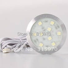 12VDC  9LED 5050smd Led Down Light  Super Slim And Bright Good For Cabinet Light And Step Light White/Warm White 1pcs/lot 2024 - купить недорого