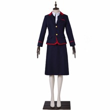 Новый японский авиационный женский костюм для косплея куртка для официанта рубашка юбка костюм для косплея L0516 2024 - купить недорого
