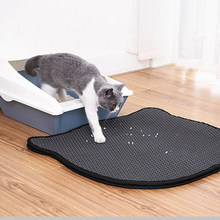Cat Litter Mat EVA Double-Layer Cat Litter Trapper Mats with Waterproof Bottom Layer Waterproof Honeycomb Sifting Pad Cat Bed 2024 - buy cheap