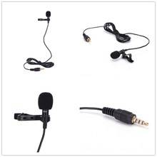 JETTING 1pc Clip-on Lavalier Microphone 3.5mm Mini Wired Condenser Microphone  For Smartphones Laptop Micro 2024 - buy cheap