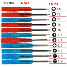 Free Shipping Mini 5-Point 0.8 Phillips Slotted Torx Tri-Wing 0.6 Screwdriver Set for iPhone 4S 6 6S 7 ect Phone Tablet Repair 2024 - buy cheap