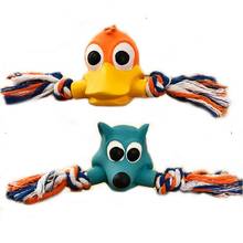 Pet Squeaky Chew Toys, Dog Bite-resistant Latex Duck Toy Aggressive Chewer Cleaning Teeth Dog Supplies Pet Products For Puppy 2024 - buy cheap