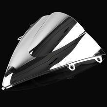 PMMA Dual Bubble Chrome Windshield WindScreen For Honda CBR1000RR 2012-2013 13 2024 - buy cheap