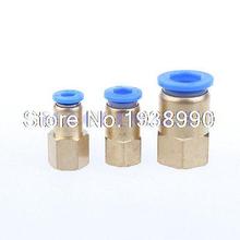 20Pcs Pneumatic 1/4" Push in 3/8" Female Screw Connector Fitting 2024 - купить недорого