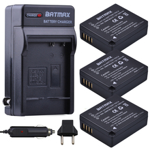 Batmax 3Pcs DMW-BLG10 BLG10E DMW-BLG10PP Battery+Digital Charger for Panasonic DMC-GF6 GF3 GF5 GX7 GX80 GX85 GX7 Mark II,DMC TX1 2024 - buy cheap