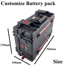 Lifepo4-batería de alta descarga para barco, cargador de 10A, BMS, 12V, 150Ah, 100A, energía Solar, manija de maleta de yate 2024 - compra barato