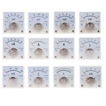 Mechanical Ammeter DC Analog Current Meter Panel Mechanical Pointer Type 1A/2A/3A/5A/10A/20mA/30mA/50mA/100mA/200mA/300mA/500mA 2024 - buy cheap