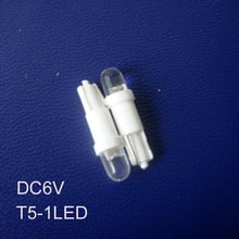 High quality DC6V 6.3V T5 led Dashboard Warning Indicator,led Instrument light w3w wedge Led Pilot Lamp free shipping 500pcs/lot 2024 - buy cheap