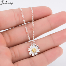 Jisensp Vintage Jewelry Dazzling Daisy Long Pendant Necklace for Women Boho Jewelry Collares Fashion Flower Statement Necklace 2024 - buy cheap