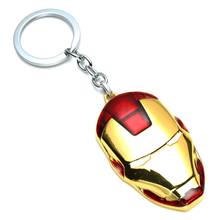 Film Avengers Ironman Mask Metal Keychains for Men Car Key Chain Women Porte Clef Anime Jewelry Chaveiro Souvenir Gift for Boys 2024 - buy cheap