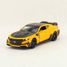 1:32 Scale/Diecast Model Toy Car Vehicle/Chevrolet Camaro Super/Sound & Light/Pull back/Educational Collection/Gift For Children 2024 - buy cheap