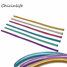 Chicinlife 10pcs Long Metal Twist Latex Balloons Tying Making Balloons Wedding Decoration Baby Shower Birthday Party Decoration 2024 - buy cheap