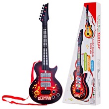 4 Strings Funny Electric Guitar Toy Rock Music Electric Guitar Musical Instruments Educational Toy Kids Gifts 2024 - buy cheap