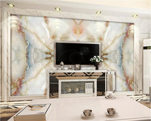 beibehang Marble backdrop 3D wallpaper mural HD marble picture background wall tiles mural jade stone hotel interior wallpaper 2024 - buy cheap