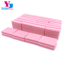 50 X Nail File Sanding Pink Buffer Block Mini Sponge Nail Filer Lime Ongle Manicure Polishing Grinding For Women Care Tools Sets 2024 - buy cheap