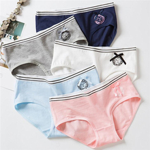 4PCS/Lot Children Cotton Underwear Young Girls Briefs Solid Low Waist Short Briefs Comfortable Ladies Panties TWY-798-4p 2024 - buy cheap