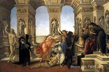 Portrait Painting Calumny of Apelles 95 by Sandro Botticelli Canvas High quality Hand painted 2024 - buy cheap