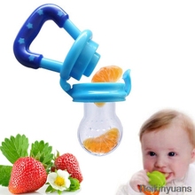 Chupeta alimentadora para bebês, chupeta de silicone para crianças pequenas, alimentador de frutas e feijões 2024 - compre barato