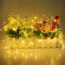 4M 40 * LED cadena de luces 3 * AA batería para el año nuevo Navidad guirnalda fiesta boda decoración árbol de Navidad luces de hadas 2024 - compra barato