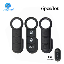 OkeyTech 6pcs/lot 2/3 Button Repair Rubber Sillicon Remote Car Key Pad for Fiat 500 Grande Punto Ducato Stilo Panda Abarth 2024 - buy cheap