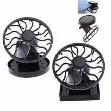 Solar Panel Powered Mini Portable Clip-On Cooling Fan For Travel Camping Fishing 2024 - buy cheap