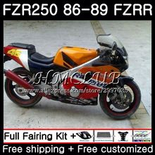 Body For YAMAHA FZRR FZR 250R FZR 250 1986 1987 1988 1989 1HC8 FZR250RR FZR250R FZR-250 FZR250 86 87 88 89 Repsol orange Fairing 2024 - buy cheap