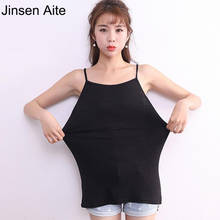 Jinsen Aite Plus Size XXL-6XL Soft Modal Camis Tank Top Vest New Summer Spaghetti Strap Basic Underwear Feminina Women Top JS277 2024 - buy cheap
