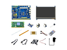 Raspberry Pi Compute Module 3 +/16 Гб комплект разработки Тип B, CM3 + IO Плата, HDMI LCD, DS18B20, ИК-пульт дистанционного управления 2024 - купить недорого