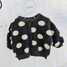 New  Toddler Jacket Girl and Boy  Polka Dot  Winter Spring Autumn Coat  Kids Jacket  8 JT021 2024 - buy cheap