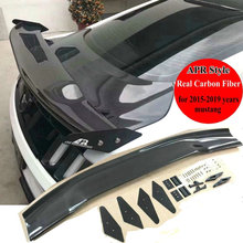APR style 100% Real Carbon fiber Car Rear Trunk Spoiler Wing Lip for Ford Mustang 2015-2019 Bodykit Auto Car Rear Bumper Lip 2024 - buy cheap