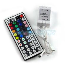 12 V RGB LED controlador 44 Key controlador remoto IR para SMD 5050 3528 RGB tira de luz LED flexible 2024 - compra barato