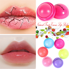6 Colors Natural Fruit Essence Lip Balm Ball Sphere Chapstick  Anti-Cracking Moisturizing Hygienic Lipstick Cute Lip balm 2024 - buy cheap