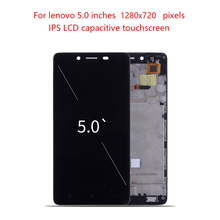 Original 5.0" Display For LENOVO A6000 LCD Touch Screen with Frame For Lenovo A6000 Display LCD Replacement A6000 K3 K30-T LCD 2024 - buy cheap