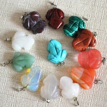 wholesale 2020 hot fashion natural stone pendants mixed frog pendants lapislazzuli Charms fit Necklaces jewelry making 12pcs/lot 2024 - buy cheap