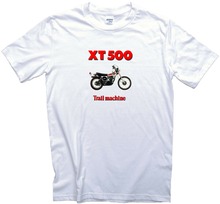 Vintage Xt500 Motorcycle Biker T-Shirt Classic Trail Bike Gift New Round Neck Summer Cotton Fitness Clothing Movie Shirt 2024 - buy cheap