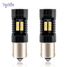 4PCS P21W 1156 BA15S 1157 Canbus LED Car Bulb 3030SMD Replace 1600Lm Reverse Signal Day Back Fog Amber White DRL Light 2024 - buy cheap