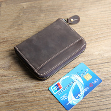 SIKU men's leather coin purses & holders fashion small zipper bag mini men's wallet card holder 2024 - buy cheap