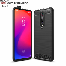 Wolfsay Anti-knock Case For Xiaomi Mi 9T Case Soft TPU Brushed Case For Xiaomi Redmi K20 Business Phone Fundas Coque Xiaomi Mi9T 2024 - buy cheap